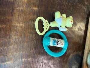 Vintage Lot of 2 Hand Rattles